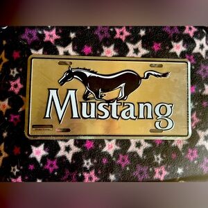 Mustang License Plate